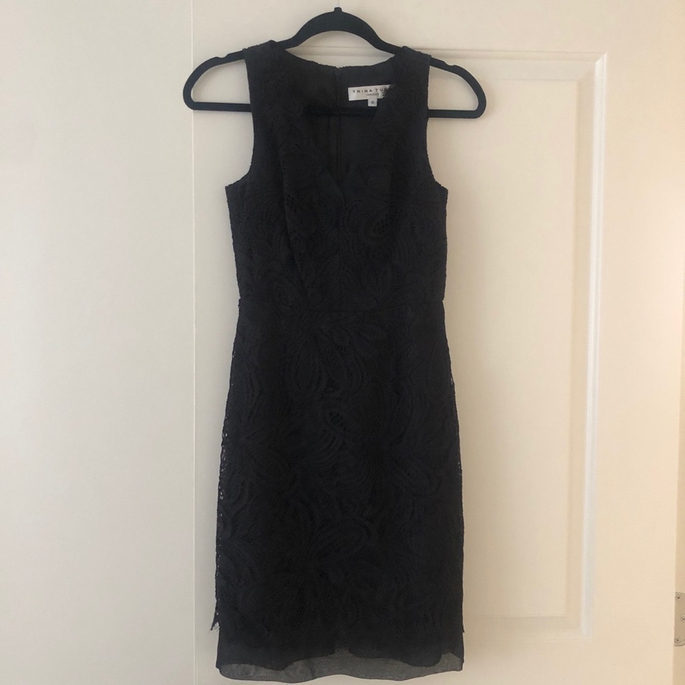 Trina Turk Black Lace Dress